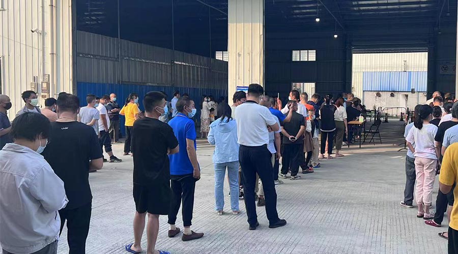 支援防疫是責(zé)任！金環(huán)電器助力鶴山核酸檢測(cè)