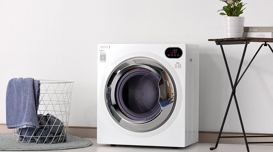 自然晾曬過(guò)的衣物灰塵多，家用衣物烘干機(jī)烘衣更干凈！