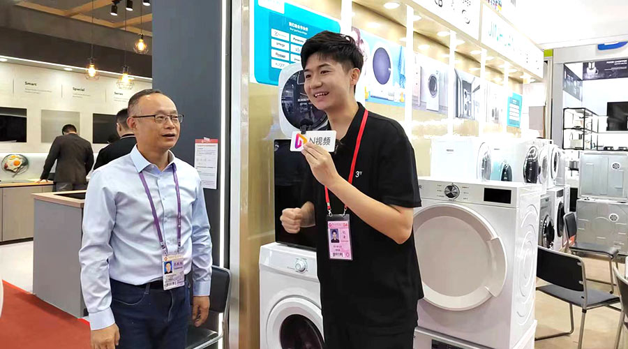 廣交會熱點！央視、新華網等媒體聚焦金環(huán)電器滾筒干衣機